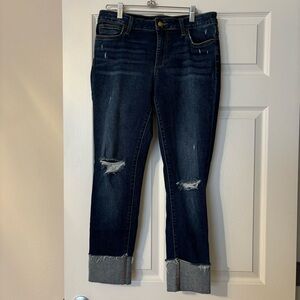 Joe's Jeans "Hailey" Cuffed/Cropped/Distressed size 30